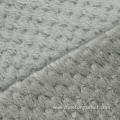 100% Polyester Double Side Jacquard Flannel Blanket Fabric